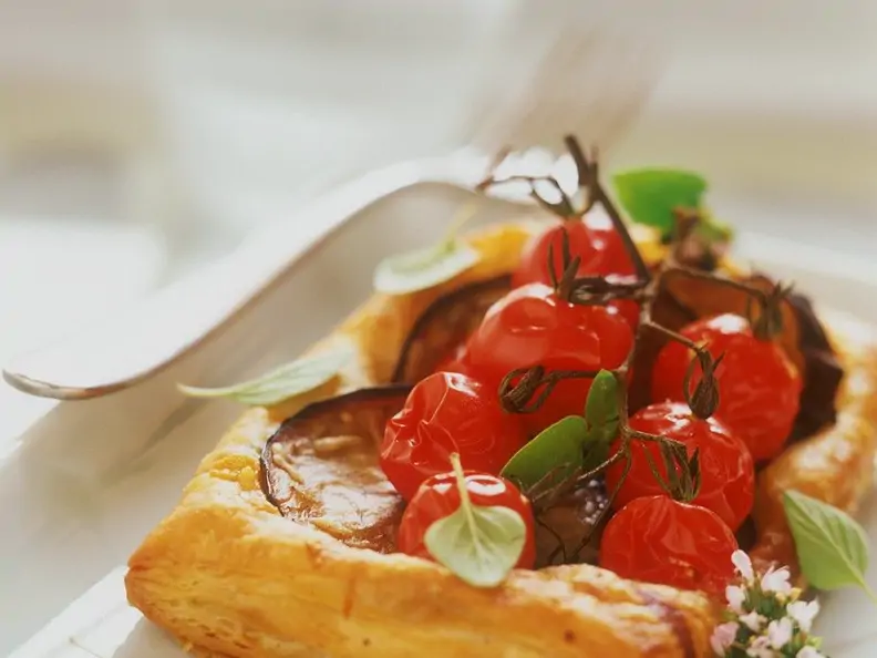 Tomaten-Auberginen-Tarte