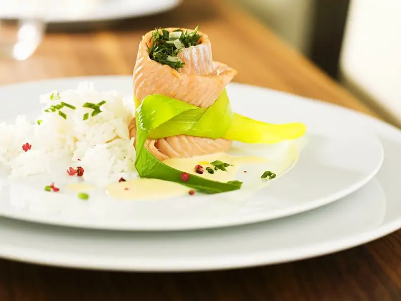 Lachforellen-Roulade