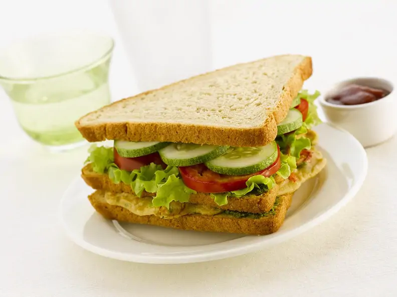 Sandwich mit Hähnchen