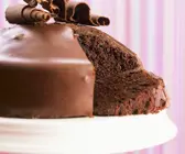 Fluffiger Schokoladenkuchen mit Glasur