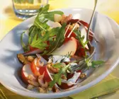 Rote Bete Salat mit Krabben