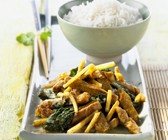 Schweinefilet mit Gemüse aus dem Wok