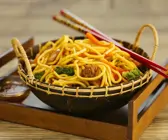 Vegetarische Nudelpfanne