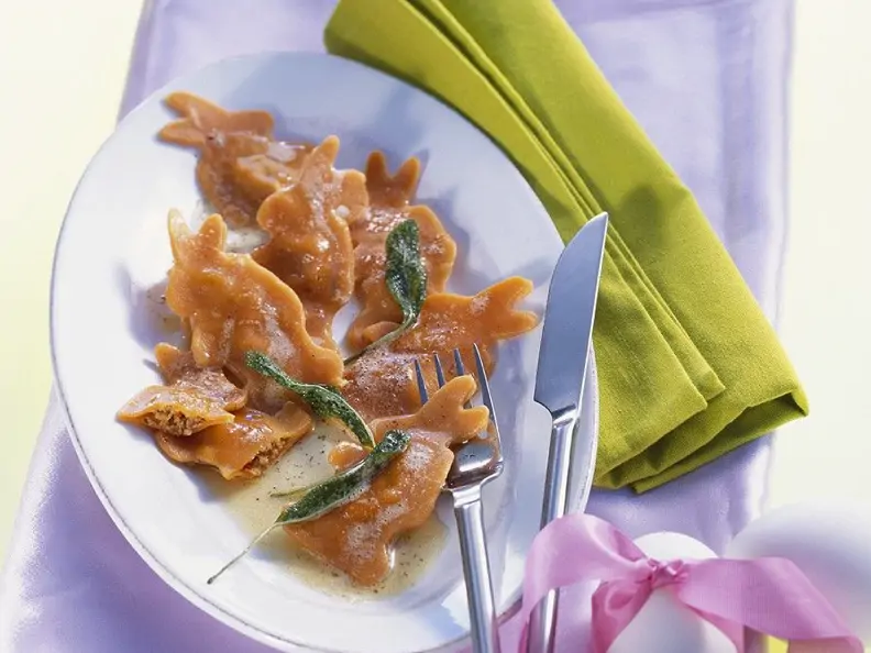 Hasen-Ravioli
