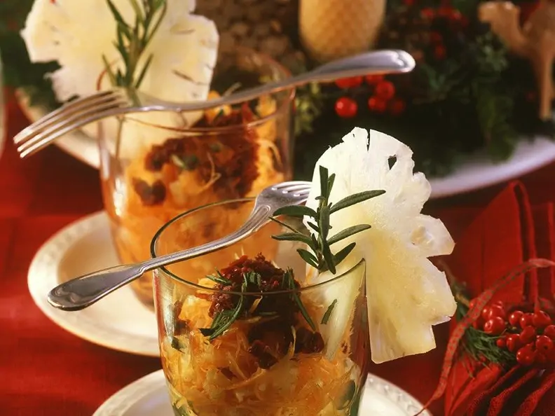 Möhrensalat mit Ananas