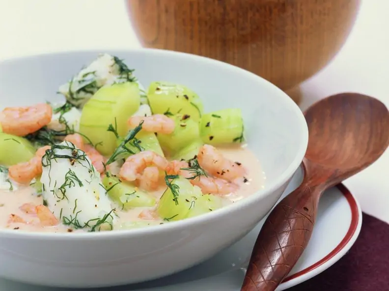 Gurken-Fischragout