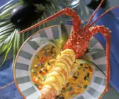 Languste mit Ananas