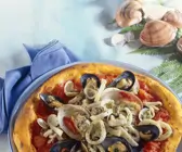 Meeresfrüchte-Pizza