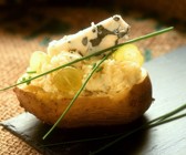 Gefüllte Kartoffeln mit Käse