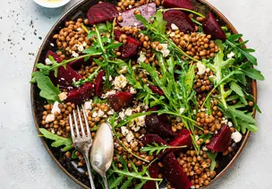 Linsensalat einfach