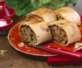 Wirsing-Kastanien-Strudel