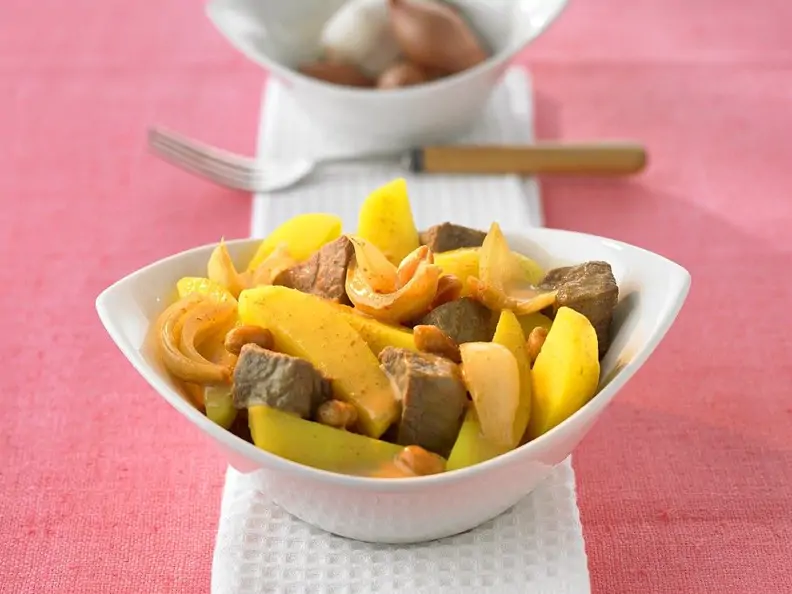Rindfleisch-Kartoffelcurry