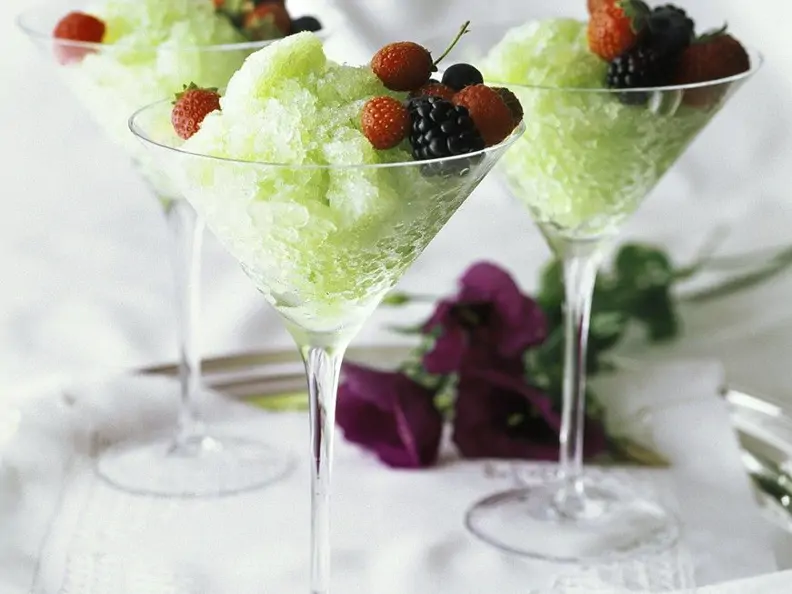 Melonensorbet