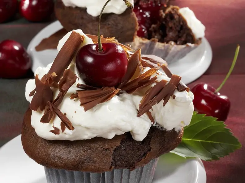 Schwarzwälder-Kirsch-Muffins