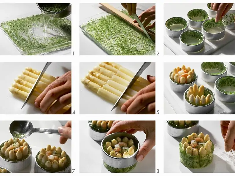 Spargel-Krabbensülze