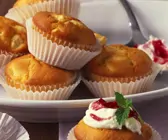 Muffins mit Birne