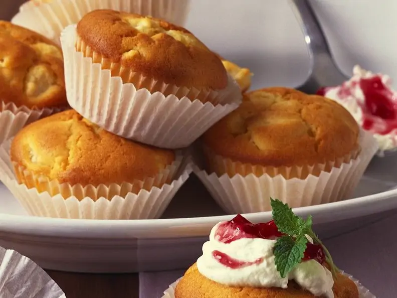 Muffins mit Birne
