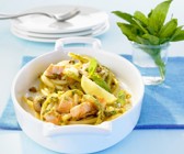 Gratinierte Lachs-Nudeln