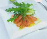 Lachsfilet in Marinade