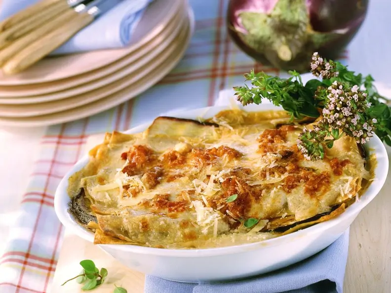 Gemüselasagne mit Käsekruste