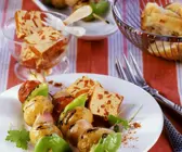 Gegrillte Gemüsesieße