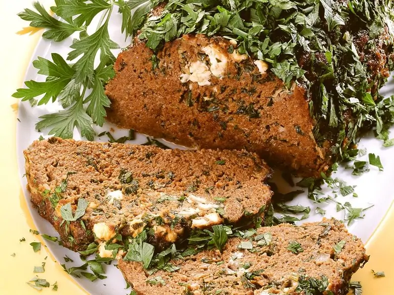 Hackbraten mit Sahnesauce