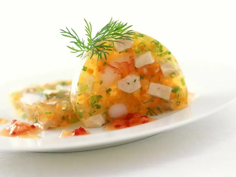 Sülze mit Meeresfrüchten