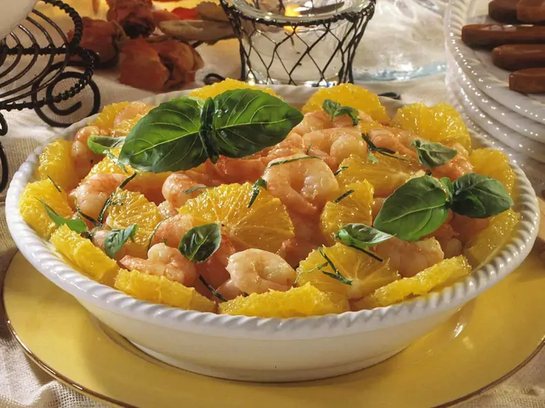Shrimps in Orangenmarinade