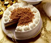 Schokoladenbiskuit mit Kastaniencreme