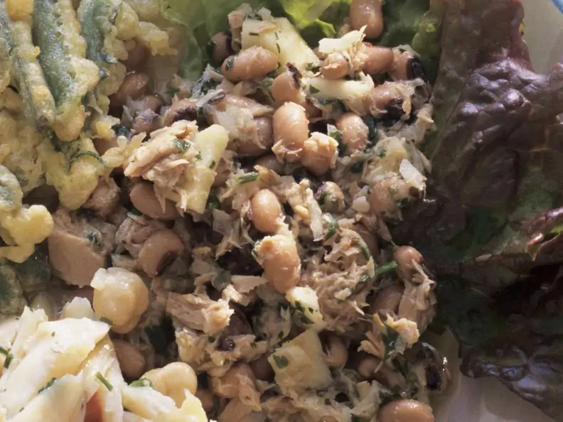 Kichererbsen-Stockfisch-Salat