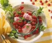 Himbeersorbet