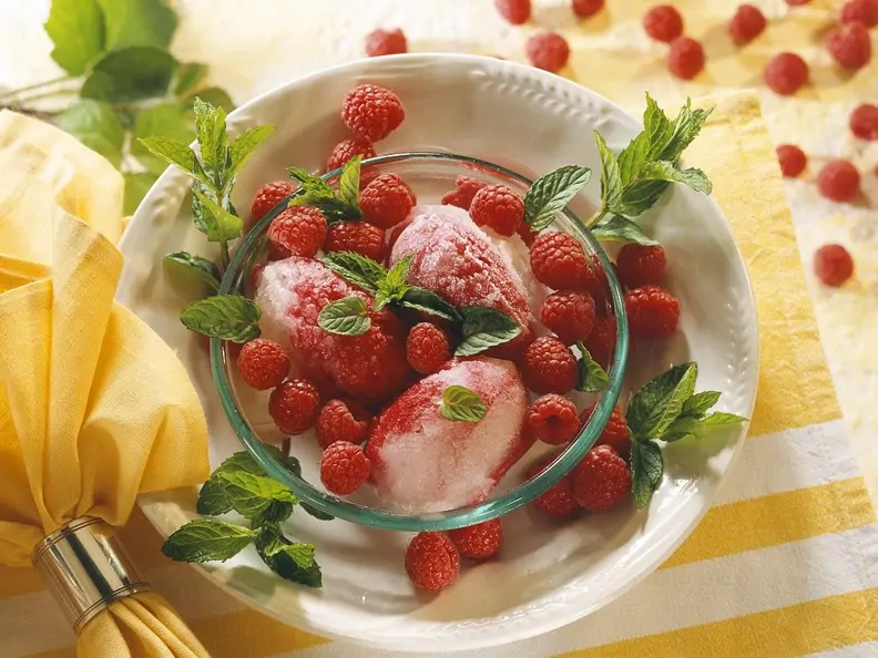 Himbeersorbet