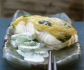 Zander mit Kartoffelkruste