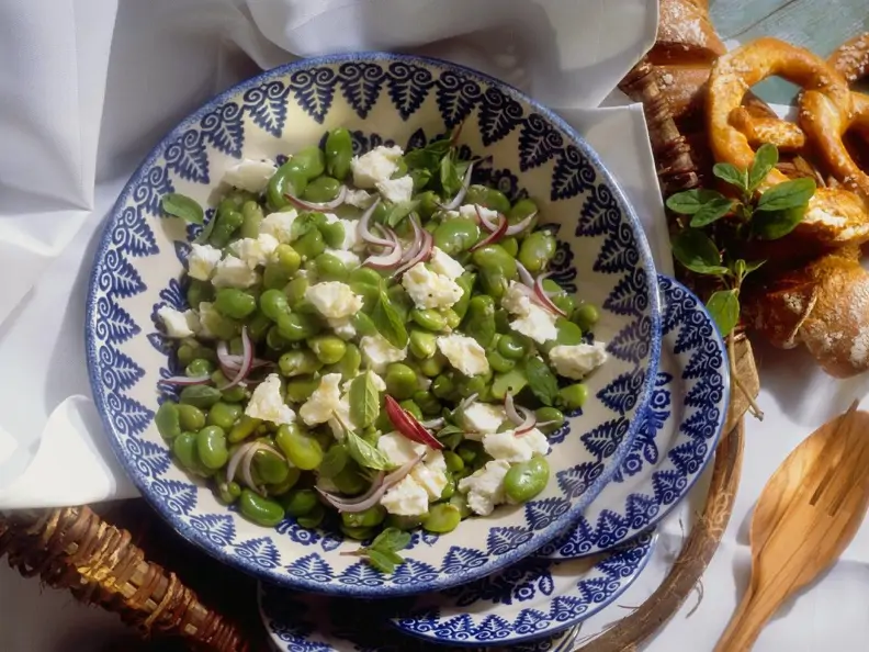 Dicke Bohnen-Salat