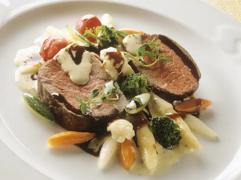 Rinderfilet mit Senfsauce