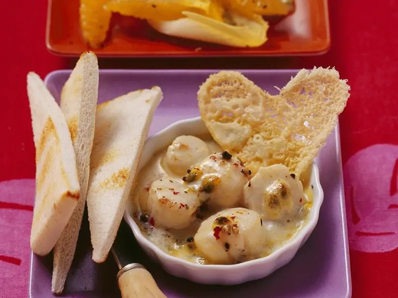 Jakobsmuscheln mit Chicoréesalat