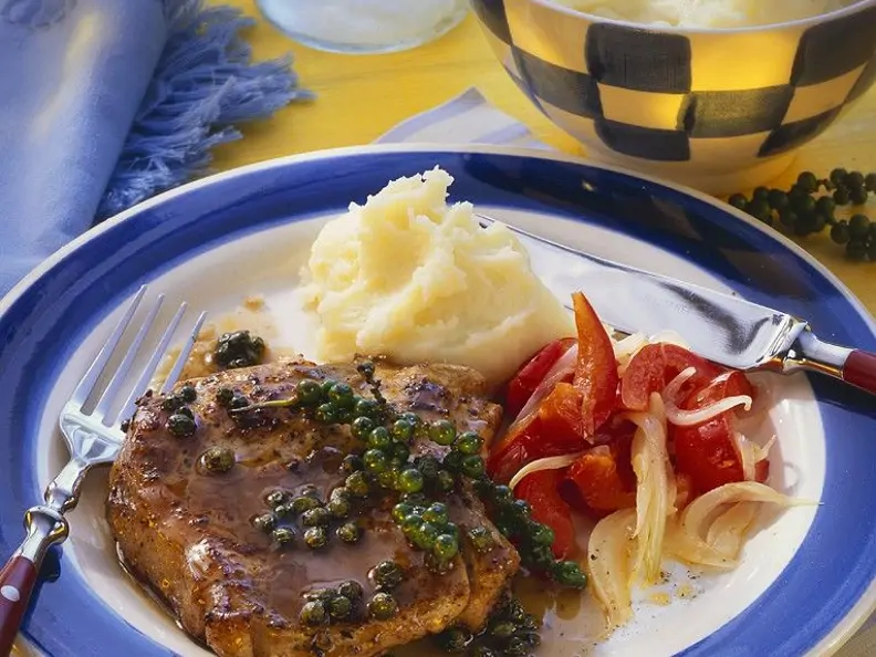Koteletts mit Kartoffelpüree