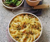 Kartoffelauflauf mit Blumenkohl