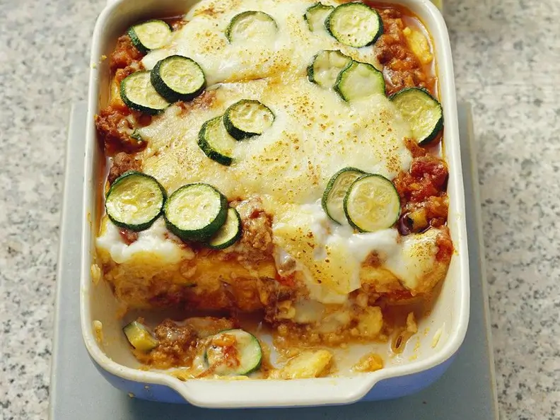 Polenta-Hackfleischauflauf