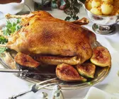 Gans mit Kartoffelkößen