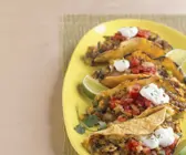 Tacos mit Hackfleischfüllung