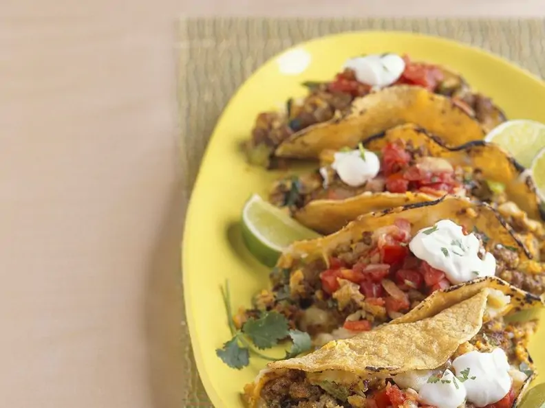 Tacos mit Hackfleischfüllung