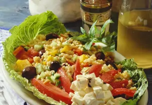 Griechischer Bulgursalat