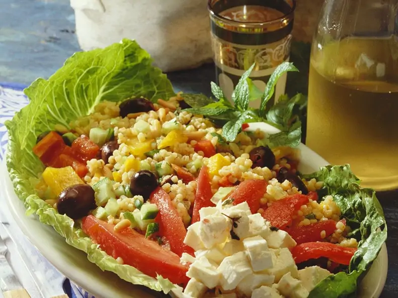Griechischer Bulgursalat