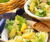 Endiviensalat mit Kartoffeln