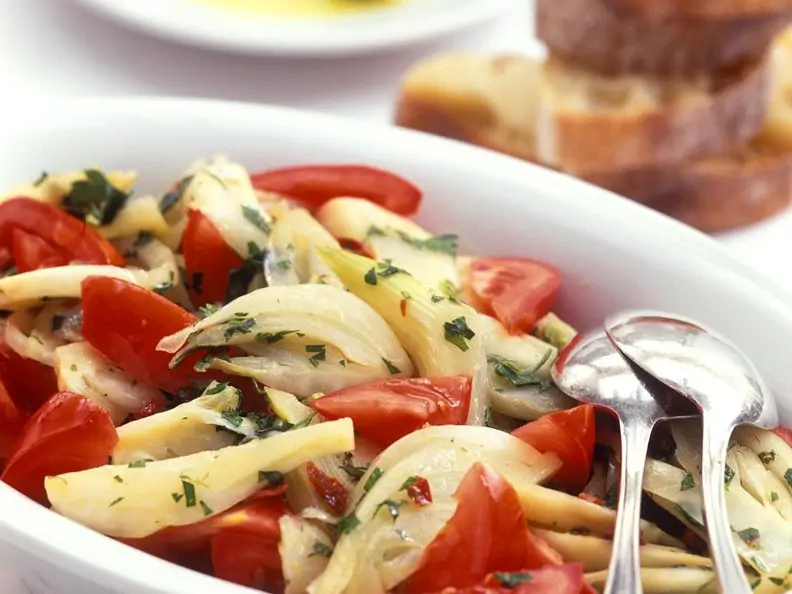 Fenchelsalat mit Tomaten