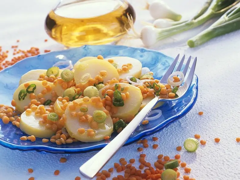 Kartoffel-Linsensalat