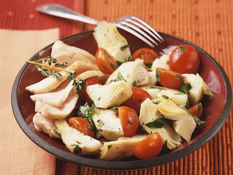 Artischockensalat mit Tomaten