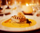 Thunfisch mit Safransauce