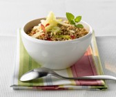 Kleiemüsli mit Apfel